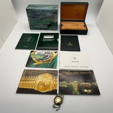 Rolex Original GMT Master 16710 Watch Box Case 68.00.55 Booklet Card Case Tag