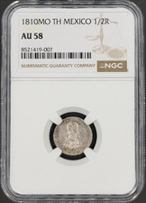 1810-Mo TH 1/2 vero Messico