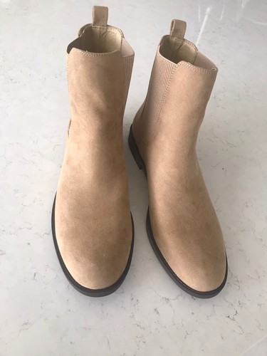Stivali slip beige sabbia - stivali,