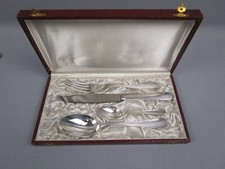 Christofle Paris - posate / piatto principale - modello: Boreal - 4 pezzi - mai usate