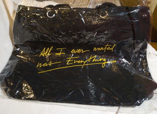 Borsa tote tela nera tutto - tote,