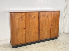 CREDENZA ART DEC­Ò MOBILE BAR ANNI 40 SIDEBOARD VINTAGE LEGNO NOCE DISPENSA