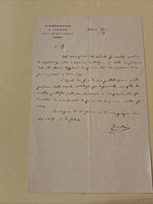 Autografo Storia Cesare Cantù ( Scrittore, Storico E Politico)