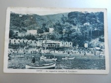 20136) SPEZIA PROVINCIA LERICI SUGGESTIVA SPIAGGIA DI FISCHERINO 1935 FRASE PETR