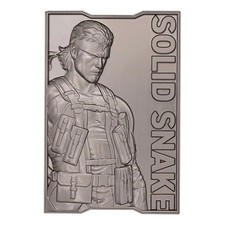 SNAKE LINGOTTO METAL GEAR SOLID 2 LIMITED NUOVO FANATTIK METALLO KONAMI INGOT