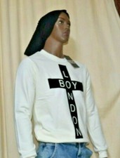 Felpa Boy London Bianca, con
