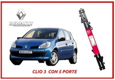 Barre portatutto per Renault Clio III 5 porte portapacchi da tetto premontate
