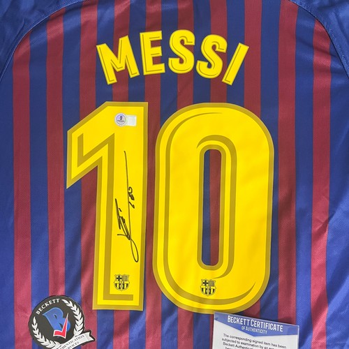 Maglia lionel messi firmata - messi,