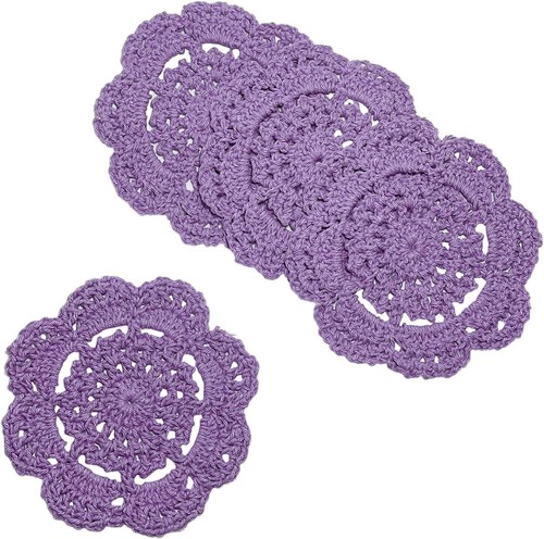 4pcs 4inch purple - 4pcs, vintage