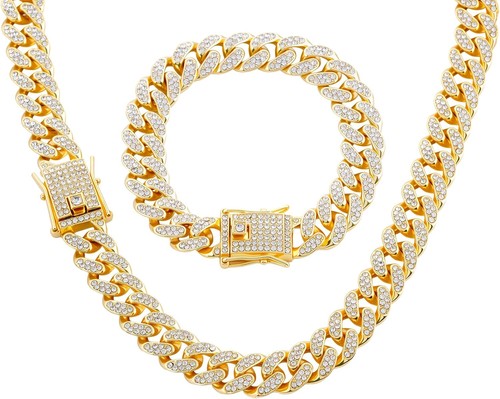 Collana catena maglia cubana