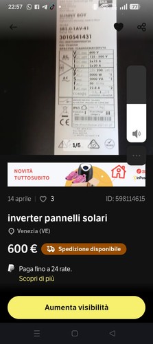 Inverter sma sunny boy - sunny,