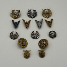 Antique Vintage WWII USMM Merchant Marine Sterling Eagle Anchor Pin USA Military