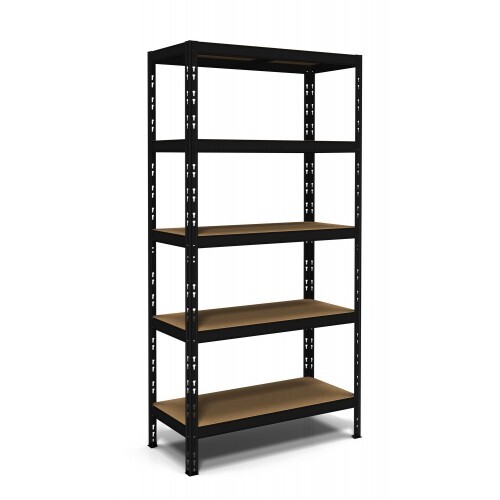 Scaffalatura metallo nero - metallo,