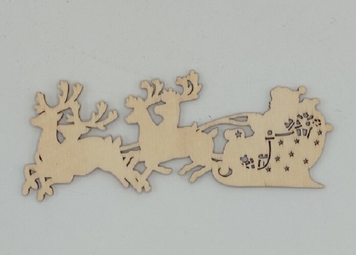Sagoma legno babbo natale - in,