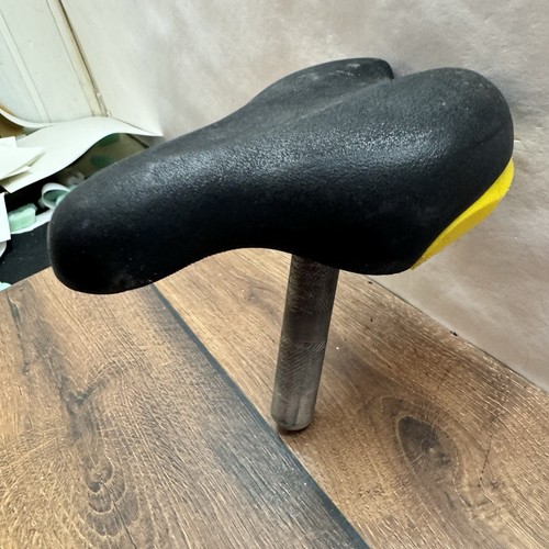 Sella bici bambino nero giallo - bici,