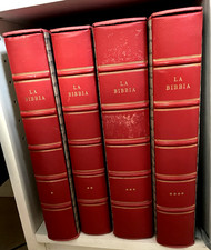 4volumi con custodia La Bibbia Encyclopedia Britannica n.854/1500  1963 - Ottimo