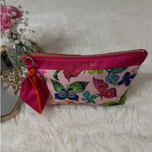 Borsa trucco floreale - , farfalla