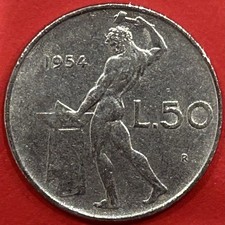 Moneta 50 LIRE ( 1954 )