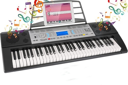Piano keyboard con supporto - con,