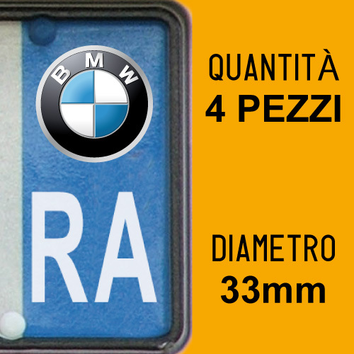 Kit adesivi per targa - kit,