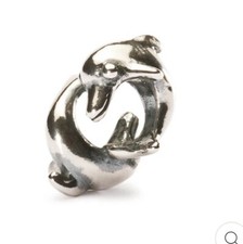 Trollbeads Bead in Argento -  Original Trollbeads Delfini Giocosi Ref. TAGBE-002