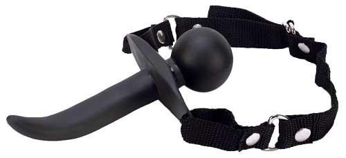 Ball gag con dildo maschera - con, e
