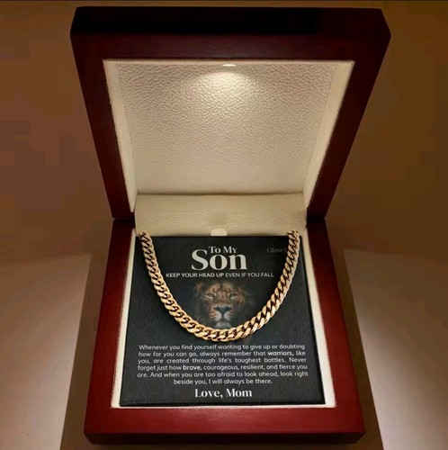 Mio figlio catena oro con - a,