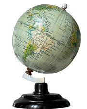 bellissimo mappamondo antico