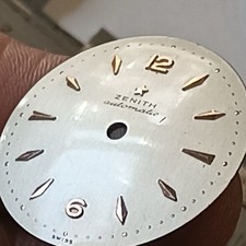 Zenith dial NOS ,cal.133.8 bumper ,29 mm