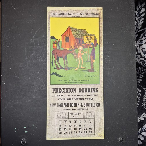 Calendario blotter inchiostro