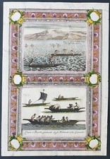 stampa antica Coronelli Pesca