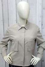 Giubbotto Armani Jeans Donna Taglia XL / 44 Beige Giubbino Da Mezza Stagione 