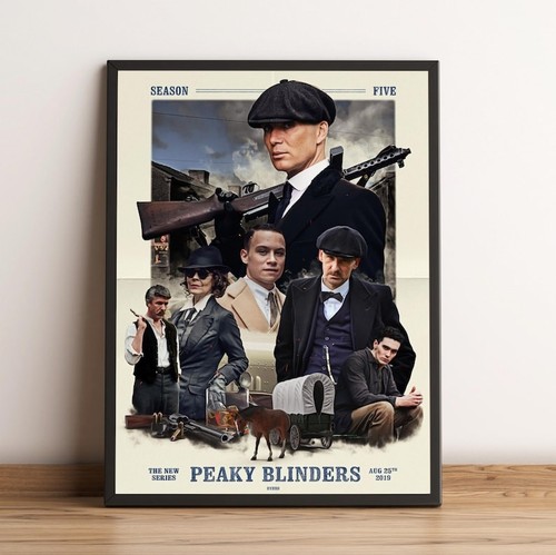 Poster iconico peaky blinders - peaky,