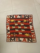 AC Milan Foulard Sciarpetta  Storis Milan  Trofei Vinti Foto Vintage V1
