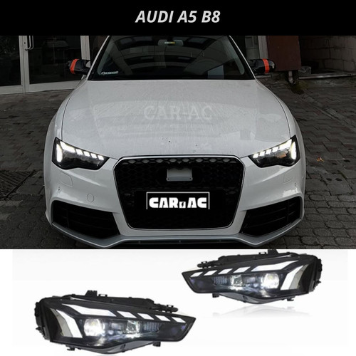 Coppia fari audi b8 full - ,