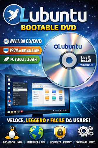 Dvd linux lubuntu lts - lubuntu,