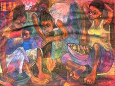 Quadro pastello vibrante