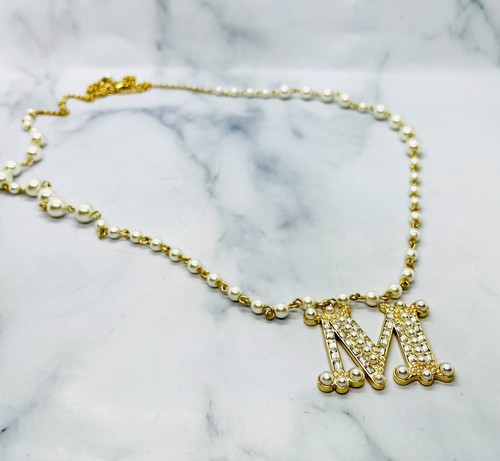 Collana con bordo perle - con, max