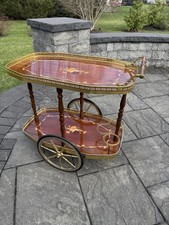Carrello da tè in legno