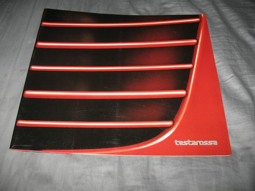 Ferrari testarossa brochure - testarossa,