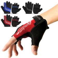 Guanti Bici Antiurto Bici MTB Strada Senza Dita Guanti Ciclismo per Uomo Donna