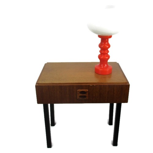 Comodino vintage legno - , metà