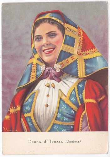 Sardegna costume costumi 121 - costume,
