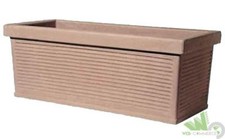 CASSETTA VASO RETTANGOLARE RESINA ROTAZIONALE MILLERIGHE IMPRUNETA 103x47x40