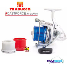 MULINELLO PESCA SURFCASTING TRABUCCO CASTFORCE BEACH XT5500 2 BOBINE DI RISERVA 
