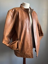 BEN SHERMAN GIACCA pelle 42 44