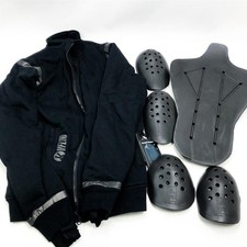 VFLUO - Giacca moto nera