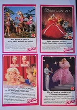 Lotto 4 Pubblicità Advertising Italian Clipping  BARBIE