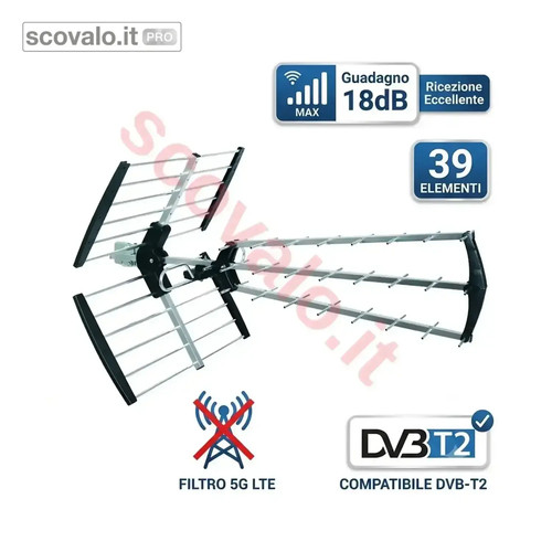 Antenna uhf metronic 39 - tv,