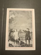 Figurina Anteguerra Benjamin Franklin 1893 Ed. H. et C.ie Parigi